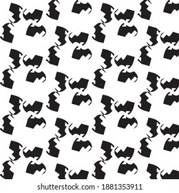 Abstract vector monochrome background. Halftone illustration pattern