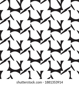 Abstract vector monochrome background. Halftone illustration pattern