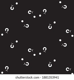 Abstract vector monochrome background. Halftone illustration pattern