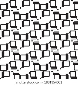 Abstract vector monochrome background. Halftone illustration pattern