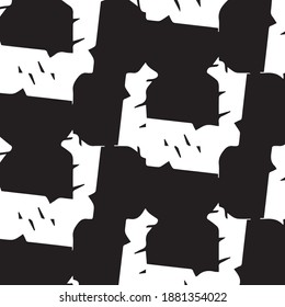 Abstract vector monochrome background. Halftone illustration pattern