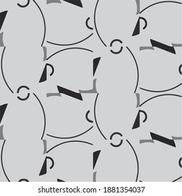 Abstract vector monochrome background. Halftone illustration pattern