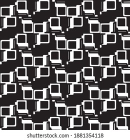 Resumen del fondo monocromo vectorial. Patrón de ilustración de semitono