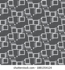 Abstract vector monochrome background. Halftone illustration pattern