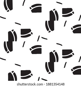 Abstract vector monochrome background. Halftone illustration pattern