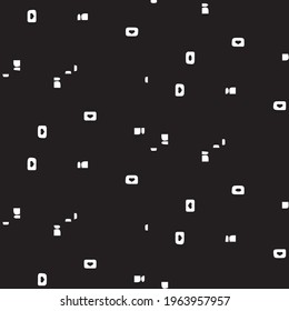 Resumen del fondo monocromo vectorial. Patrón de ilustración de semitono