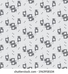 Abstract vector monochrome background. Halftone illustration pattern