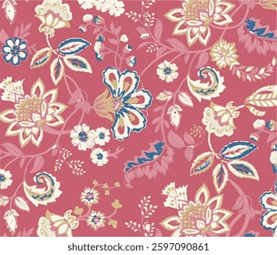 abstract, vector, monochrome, big flowers, all over textiles design, illustration digital image can be used for wrapping paper