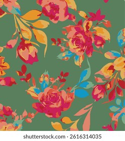 abstract, vector, monochrome, big flowers, all over textiles design, illustration digital image can be used for wrapping paper