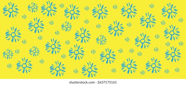 abstract, vector, monochrome, big flowers, all over textiles design, illustration digital image can be used for wrapping paper