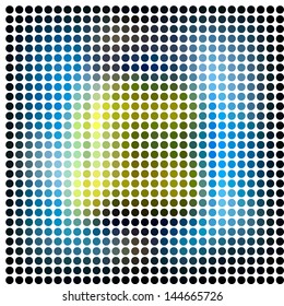 Abstract vector mosaic