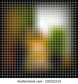 Abstract vector mosaic