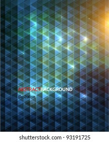 Abstract vector mosaic background