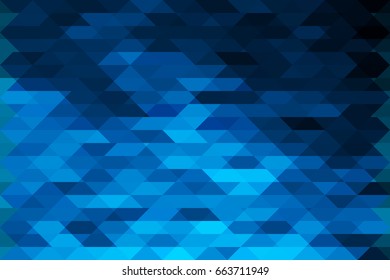 Abstract vector mosaic with shinny effects