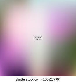 Abstract vector multicolored blurred background For Web and Mobile Applications. Blurred vector background can use for art illustration template design, brochure or web design.
