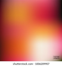 Abstract vector multicolored blurred background For Web and Mobile Applications. Blurred vector background can use for art illustration template design, brochure or web design.