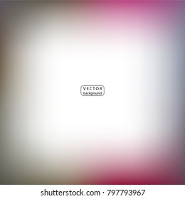 Abstract vector multicolored blurred background For Web and Mobile Applications. Blurred vector background can use for art illustration template design, brochure or web design.