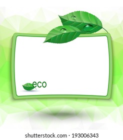 abstract Vector Natural eco green lives swirl vector illustration
