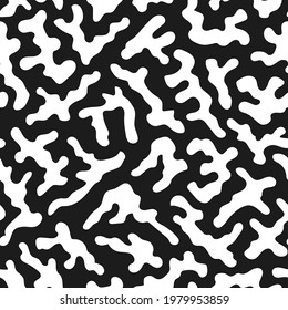 Resumen del fondo de la naturaleza del vector. Patrón Sin Maravilla. Moda Ilustración Textura en blanco y negro 