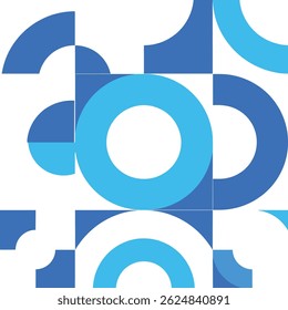 Abstract Vector Nautical Geometric Shapes Pattern Design for poster, web banner design shape vector illustration background