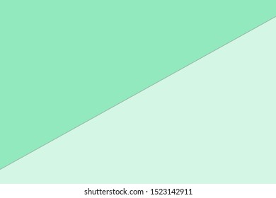 Abstract vector neo mint green pastel two tone color symmetry pattern background. Nature, technology and science blending concept.