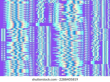 Abstract vector neon colors texture of linear stripes. Holographic background for wall art, wallpaper, wall panel, textile, poster, interior decor. 