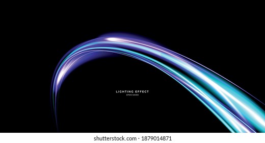 abstract vector neons wave. bright sparkling background.