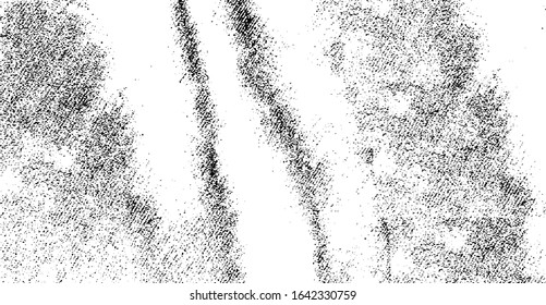 Abstract vector noise. Grunge texture overlay with rough and fine black particles isolated on white background. Vector illustration. EPS10.