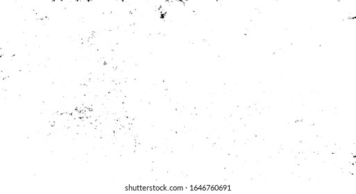 Ruido vector abstracto. Superposición de textura gruesa con partículas negras ásperas y finas aisladas sobre fondo blanco. Ilustración vectorial. EPS10.