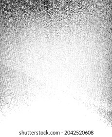 Ruido vector abstracto. Superposición de textura gruesa con partículas negras ásperas y finas aisladas sobre fondo blanco. Ilustración vectorial. EPS10.