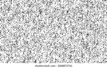 Ruido vector abstracto. Superposición de textura gruesa con partículas negras ásperas y finas aisladas sobre fondo blanco. Ilustración vectorial. EPS10.