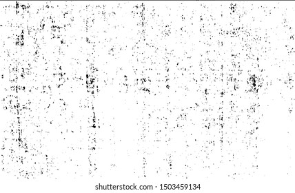 Abstract vector noise. Small particles of debris and dust. Distressed uneven background. Grunge texture overlay with fine grains isolated on white background. Vector illustration. EPS10.