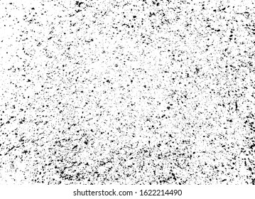Abstract vector noise. Small particles of debris and dust. Distressed uneven background. Grunge texture overlay with fine grains isolated on white background. Vector illustration. EPS10.