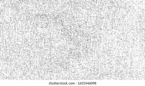 Abstract vector noise. Small particles of debris and dust. Distressed uneven background. Grunge texture overlay with rough and fine grains isolated on white background. Vector illustration. EPS10.