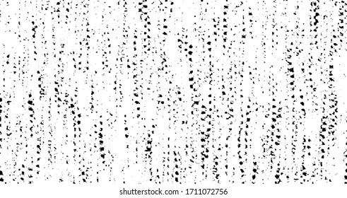 Ruido vector abstracto. Pequeñas partículas de desechos y polvo. Antecedentes desiguales. Superposición de textura gruesa con granos finos aislados sobre fondo blanco. Ilustración vectorial. EPS10