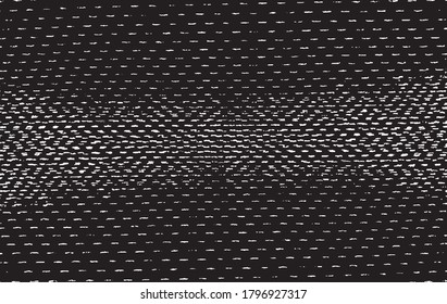 Abstract vector noise. Small particles of debris and dust. Distressed uneven background. Grunge texture overlay with rough and fine grains isolated on white background. Vector illustration. EPS10.