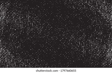 Ruido vector abstracto. Pequeñas partículas de desechos y polvo. Antecedentes desiguales. La textura gruesa se recubre con granos ásperos y finos aislados sobre fondo blanco. Ilustración vectorial. EPS10.