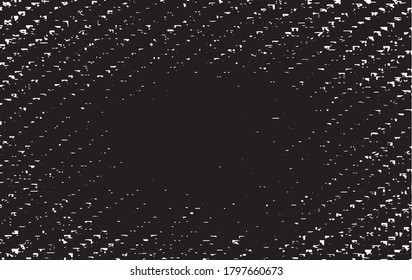 Abstract vector noise. Small particles of debris and dust. Distressed uneven background. Grunge texture overlay with rough and fine grains isolated on white background. Vector illustration. EPS10.