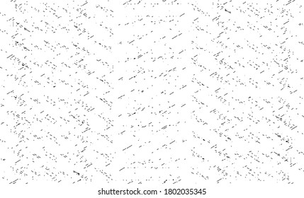 Abstract vector noise. Small particles of debris and dust. Distressed uneven background. Grunge texture overlay with rough and fine grains isolated on white background. Vector illustration. EPS10.