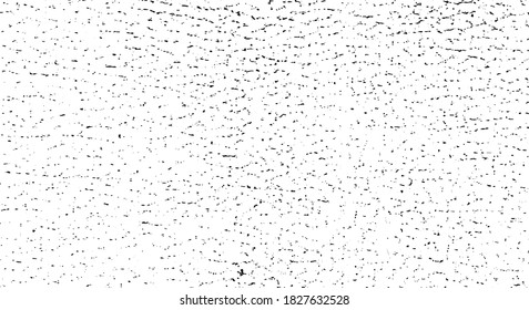 Abstract vector noise. Small particles of debris and dust. Distressed uneven background. Grunge texture overlay with rough and fine grains isolated on white background. Vector illustration. EPS10.