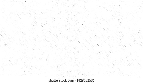 Abstract vector noise. Small particles of debris and dust. Distressed uneven background. Grunge texture overlay with rough and fine grains isolated on white background. Vector illustration. EPS10.