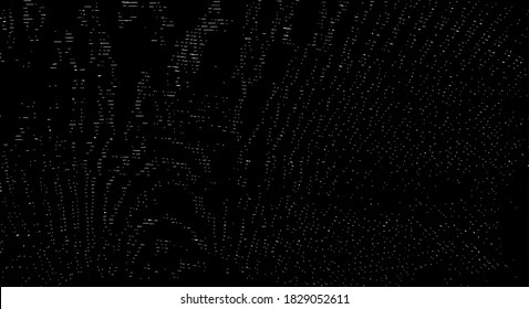 Abstract vector noise. Small particles of debris and dust. Distressed uneven background. Grunge texture overlay with rough and fine grains isolated on white background. Vector illustration. EPS10.