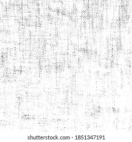 Abstract vector noise. Small particles of debris and dust. Distressed uneven background. Grunge texture overlay with rough and fine grains isolated on white background. Vector illustration. EPS10.