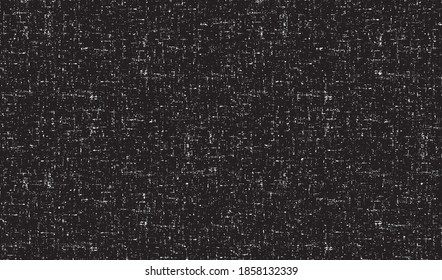 Abstract vector noise. Small particles of debris and dust. Distressed uneven background. Grunge texture overlay with rough and fine grains isolated on white background. Vector illustration. EPS10.