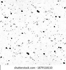 Abstract vector noise. Small particles of debris and dust. Distressed uneven background. Grunge texture overlay with rough and fine grains isolated on white background. Vector illustration. EPS10.