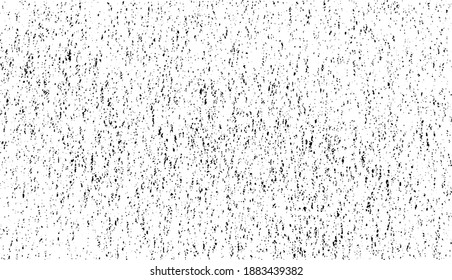 Abstract vector noise. Small particles of debris and dust. Distressed uneven background. Grunge texture overlay with rough and fine grains isolated on white background. Vector illustration. EPS10.