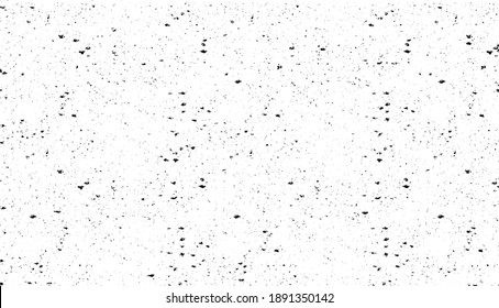 Abstract vector noise. Small particles of debris and dust. Distressed uneven background. Grunge texture overlay with rough and fine grains isolated on white background. Vector illustration. EPS10.