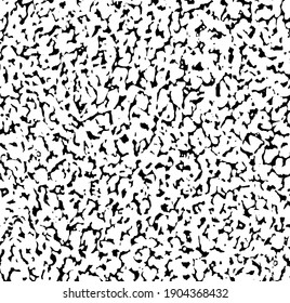 Abstract vector noise. Small particles of debris and dust. Distressed uneven background. Grunge texture overlay with rough and fine grains isolated on white background. Vector illustration. EPS10.