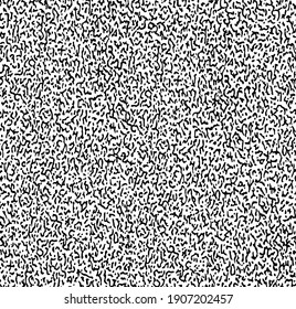 Abstract vector noise. Small particles of debris and dust. Distressed uneven background. Grunge texture overlay with rough and fine grains isolated on white background. Vector illustration. EPS10.