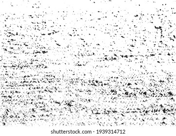 Abstract vector noise. Small particles of debris and dust. Distressed uneven background. Grunge texture overlay with rough and fine grains isolated on white background. Vector illustration. EPS10.